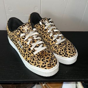 Fila Leopard Sneakers 10 women’s